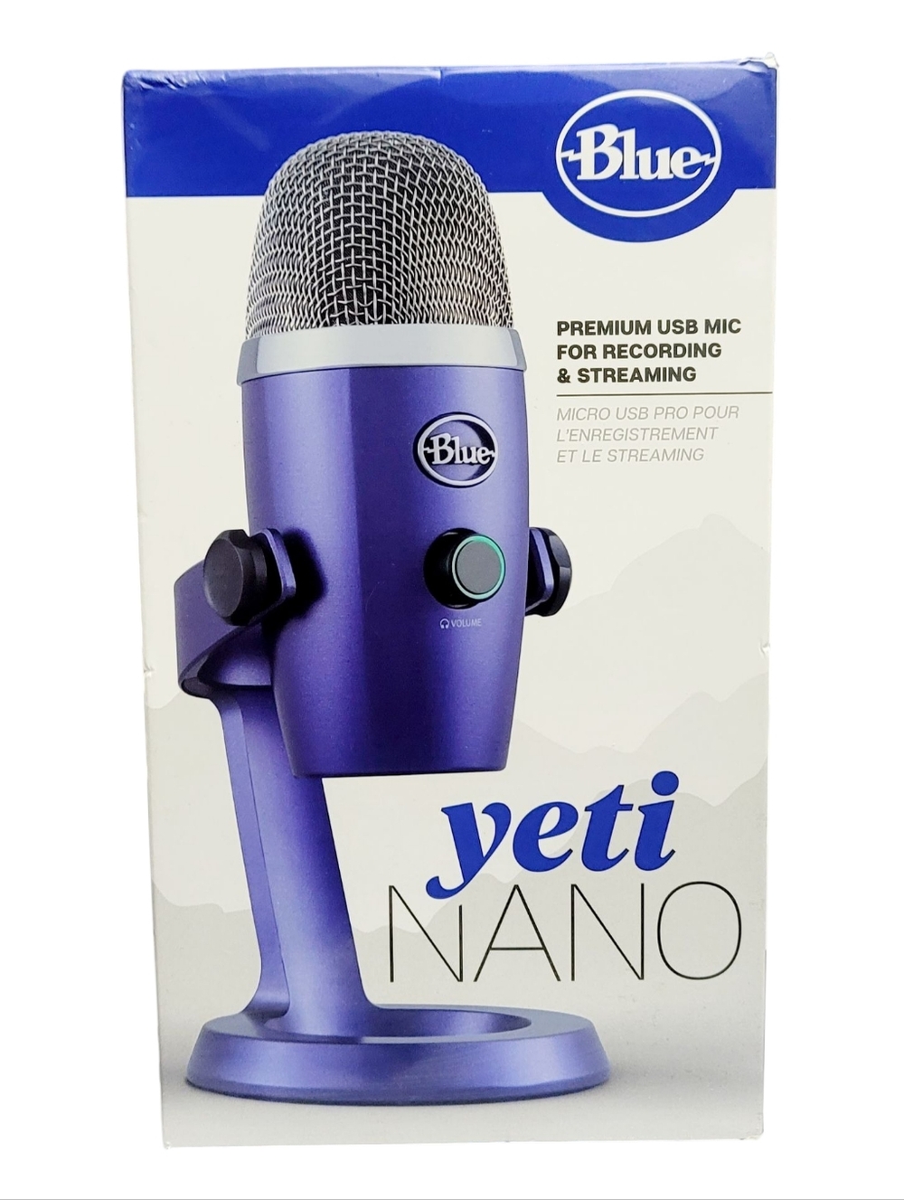 Yeti Nano USB Microphone by Blue - Purple and Silver